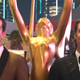 John Mulaney and Eric Hutchinson, with their dates cropped out of the photo, at the Creative Arts Emmy Awards in Los Angeles in 2019.